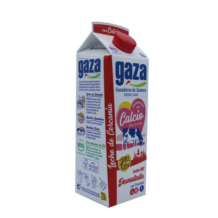 LECHE DESNATADA CALCIO GAZA 1L