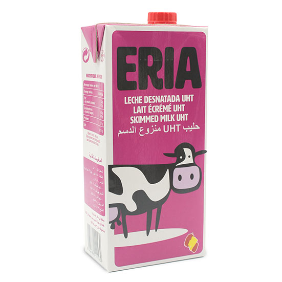 LECHE DESNATADA BRICK ERIA 1L