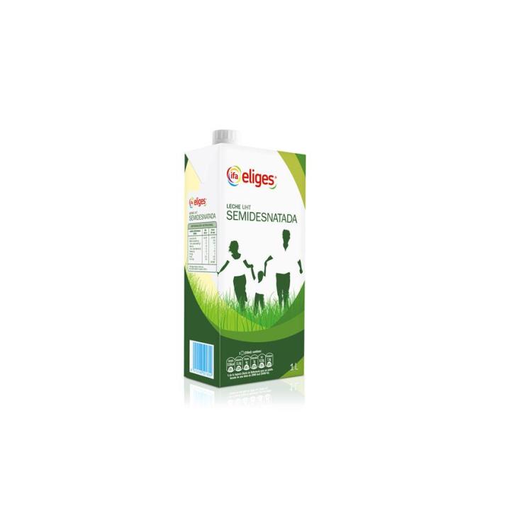 LECHE SEMIDESNATADA BRICK IFA ELIGES 1L