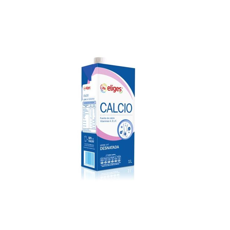 LECHE DESNATADA CALCIO IFA ELIGES 1L