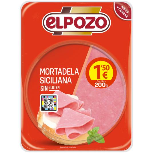 MORTALEDA SICILIANA LONCHAS EL POZO 225G