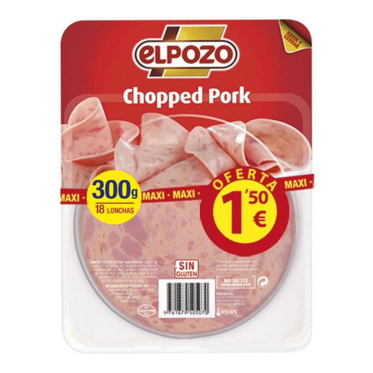 CHOPPED PORK LONCHAS EL POZO 225G