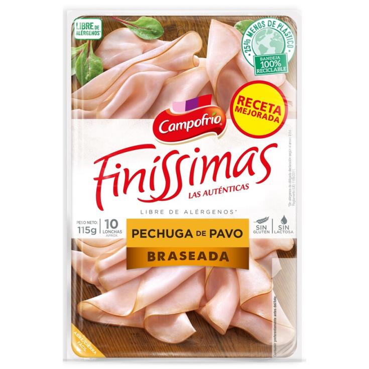 PECHUGA PAVO BRASEADA FINISSIMA CAMPOFRIO 115GR