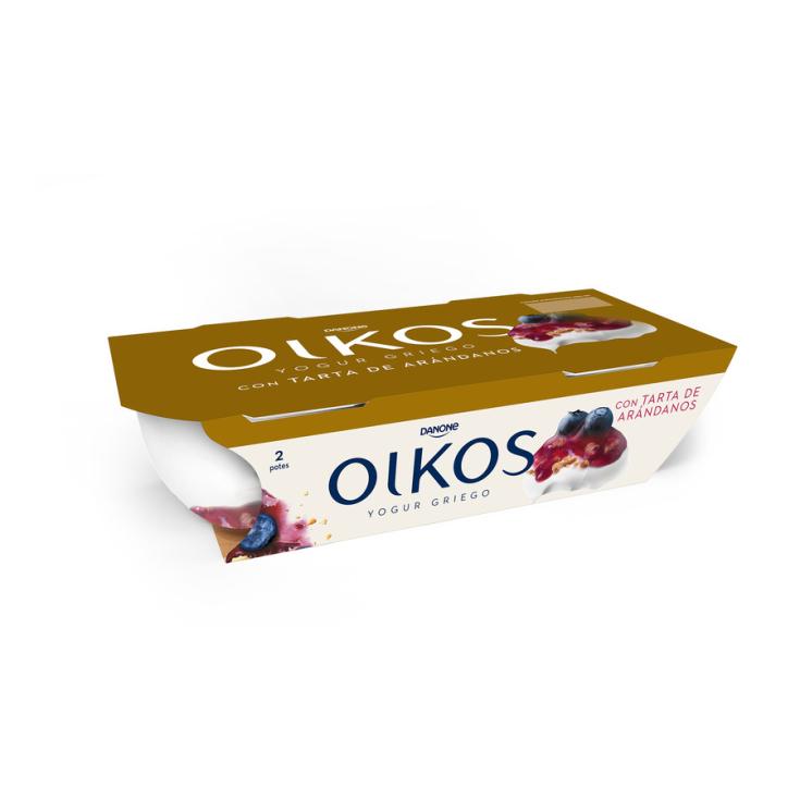 YOGUR GRIEGO TARTA ARANDANOS OIKOS DANONE P2 110G/U