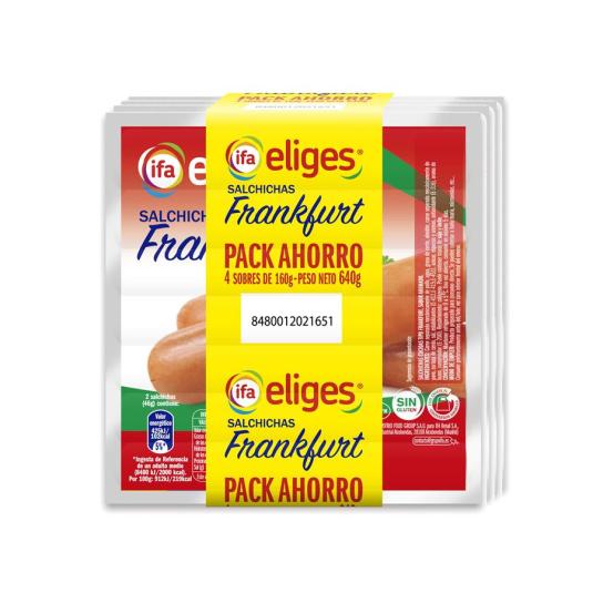 SALCHICHAS FRANKFURT IFA ELIGES P4 (7U) 160G/U