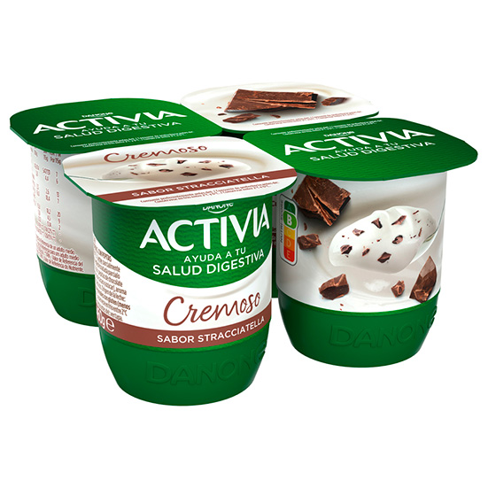 YOGUR BIFIDUS CREMOSO STRACCITELA ACTIVIA DANONE P4 115G/U