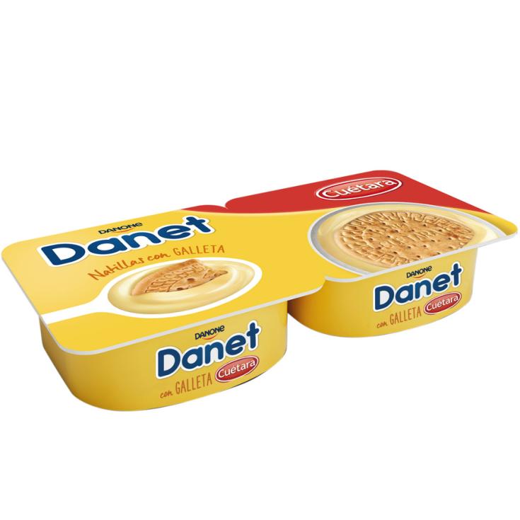 NATILLA C/GALLETA DANET DANONE P2 120G/U