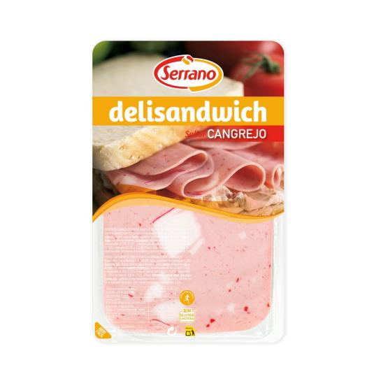 DELISANDWICH CANGREJO SERRANO 100G