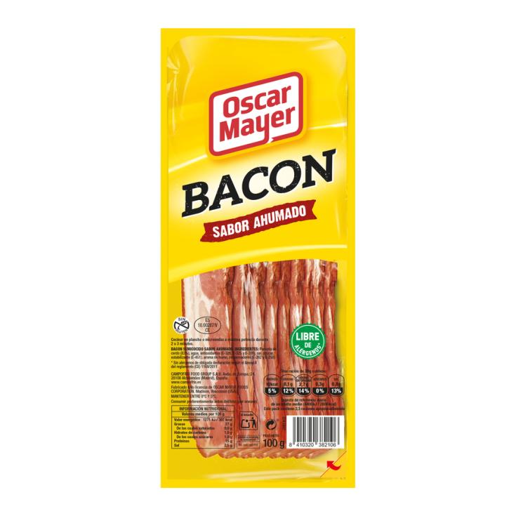 BACON SUAVE LONCHAS OSCAR MAYER CAMPOFRIO 100G