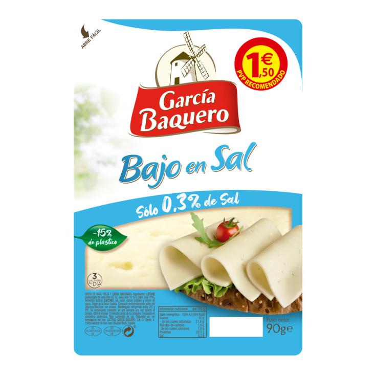 QUESO TIERNO B/SAL LONCHAS GARCÍA BAQUERO 90G