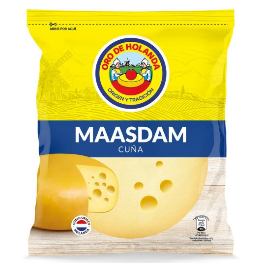 QUESO MAASDAM CUÑA ORO DE HOLANDA 300G