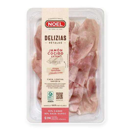 JAMON COCIDO PETALOS NOEL 90G