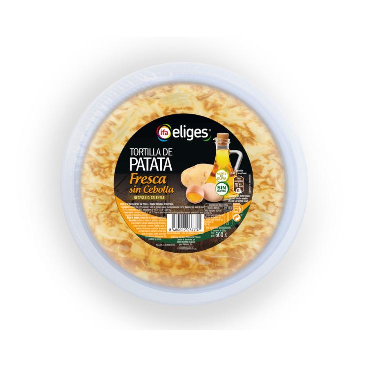 TORTILLA FRESCA SIN CEBOLLA IFA ELIGES 600G