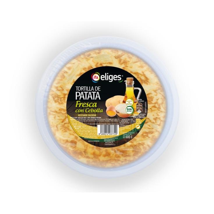 TORTILLA FRESCA CON CEBOLLA IFA ELIGES 600G