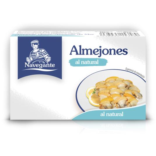 ALMEJÓN AL NATURAL NAVEGANTE 63G ESCURR