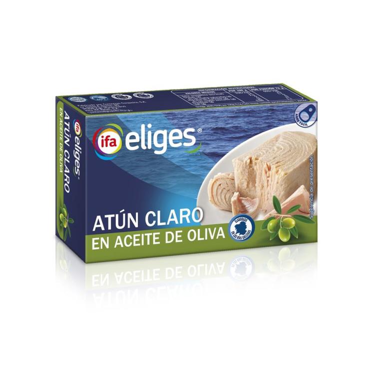 ATUN CLARO ACEITE OLIVA OL120 IFA ELIGES 72G ESCURR