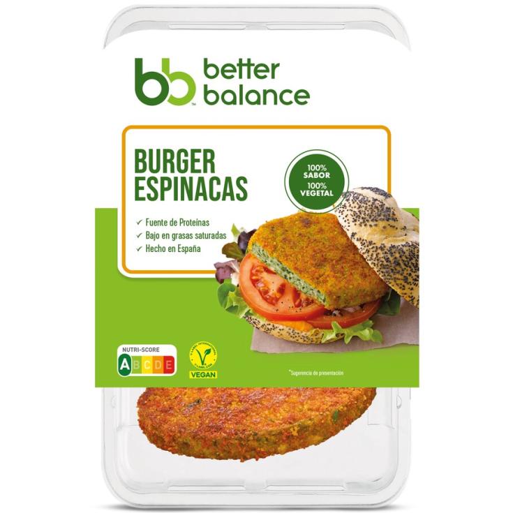 HAMBURGUESA ESPINACAS BETER BALANCE 160G