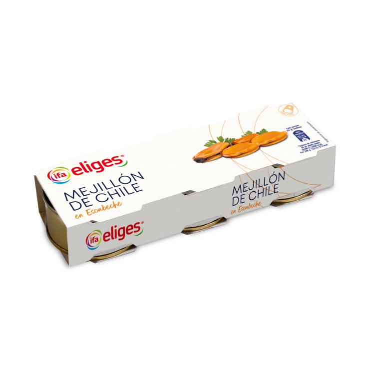 MEJILLÓN CHILENO ESCABECHE RO IFA ELIGES P3 43G/U ESCURR