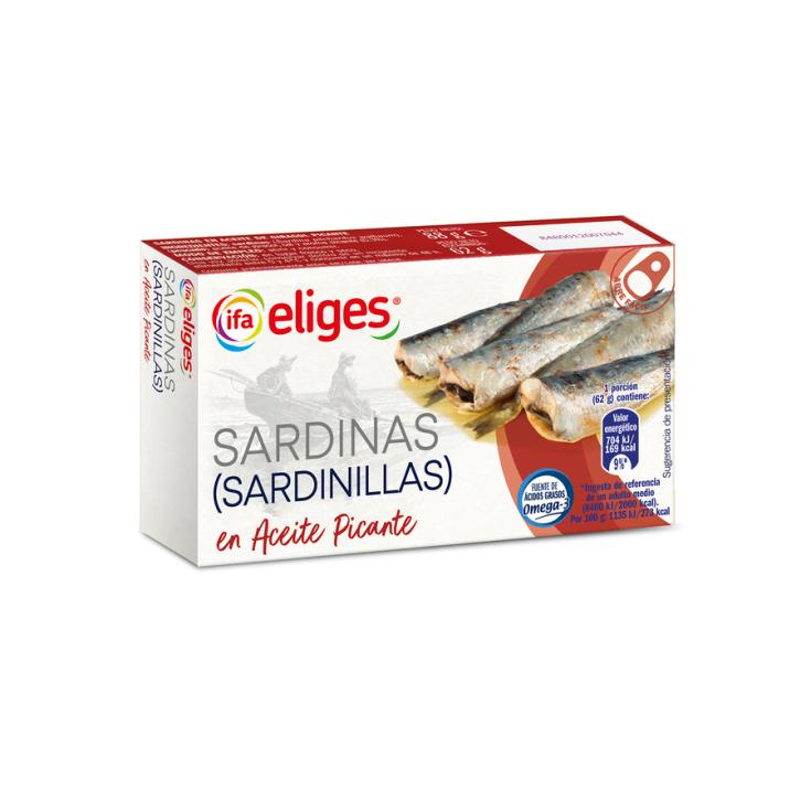 SARDINILLA SALSA PICANTE RR-90 LATA IFA ELIGES 62G ESCURR