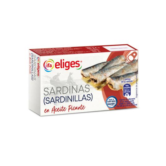 SARDINILLA SALSA PICANTE RR-90 LATA IFA ELIGES 62G ESCURR