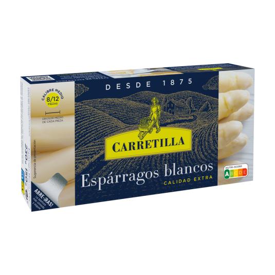 ESPÁRRAGO BLANCO FIESTA LATA 8/12 CARRETILLA 150G ESCURR