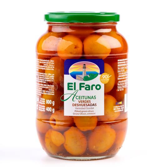 ACEITUNA GORDAL ALIÑADA DESHUESADA FARO 400G ESCURR