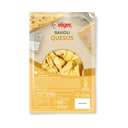 RAVIOLI QUESOS IFA ELIGES 250G