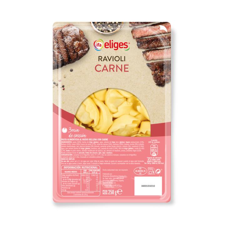 RAVIOLI CARNE IFA ELIGES 250G