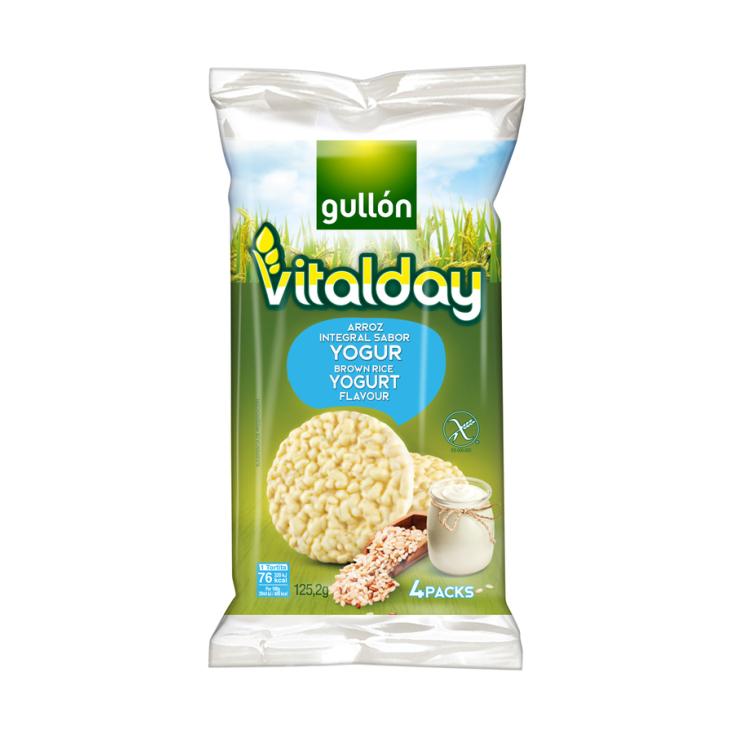 TORTITA ARROZ YOGURT VITALDAY GULLÓN 125G