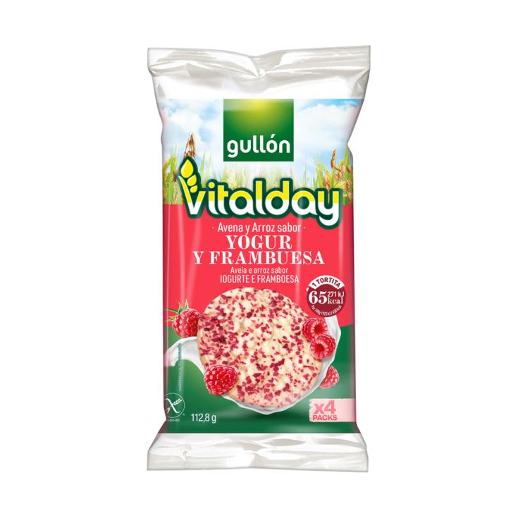 TORTITAS AVENA Y ARROZ YOGUR/FRAMBUESA GULLON 112,8G