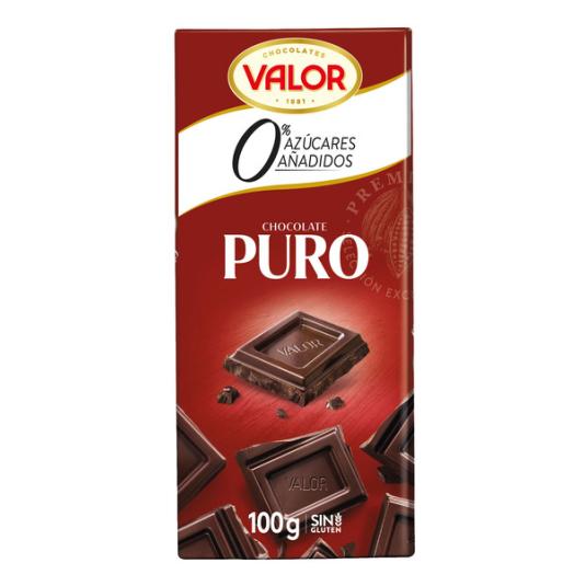 Chocolate negro con proteína. 0% azúcares añadidos