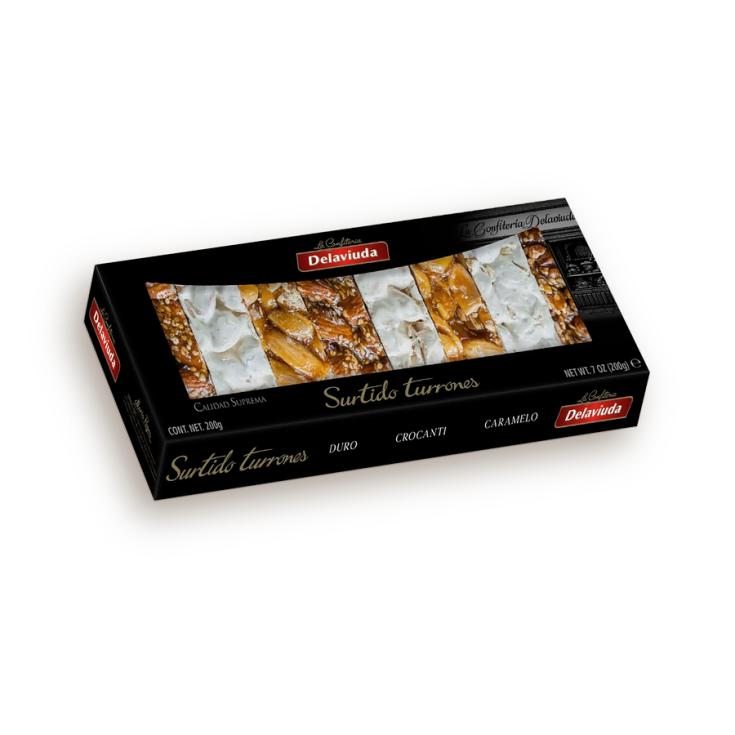 TURRÓN GOURMET SURTIDO DELAVIUDA 200G