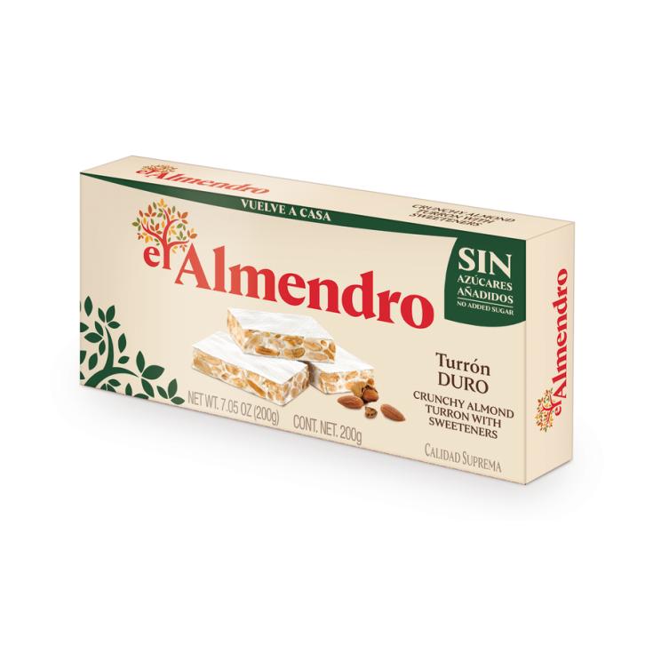 TURRÓN DURO S/AZÚCAR EL ALMENDRO 200G