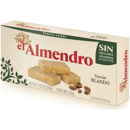 TURRÓN BLANDO S/AZÚCAR EL ALMENDRO 200G