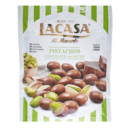 PERLA PISTACHO CHOCOLATE  LACASA 100G