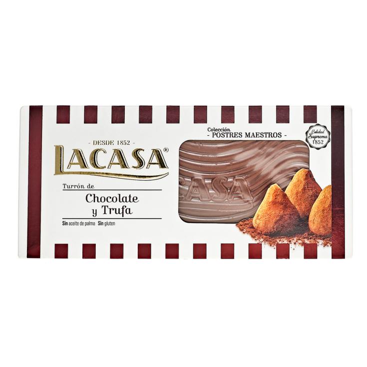 TURRON DE PRALINE TRUFA LACASA 300G