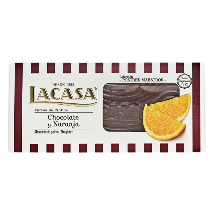 PRALINE CHOCO NARANJA LACASA 225G