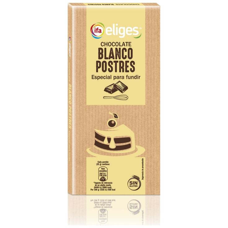 CHOCOLATE PARA POSTRES BLANCO IFA ELIGES 200G