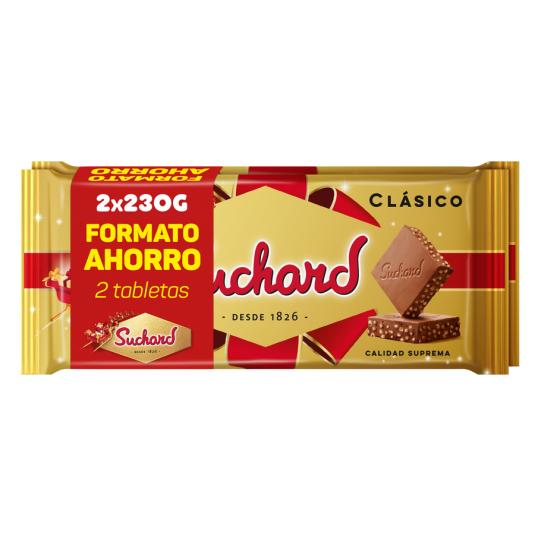 TURRÓN CHOCOLATE CRUJIENTE SUCHARD P2 230G/U