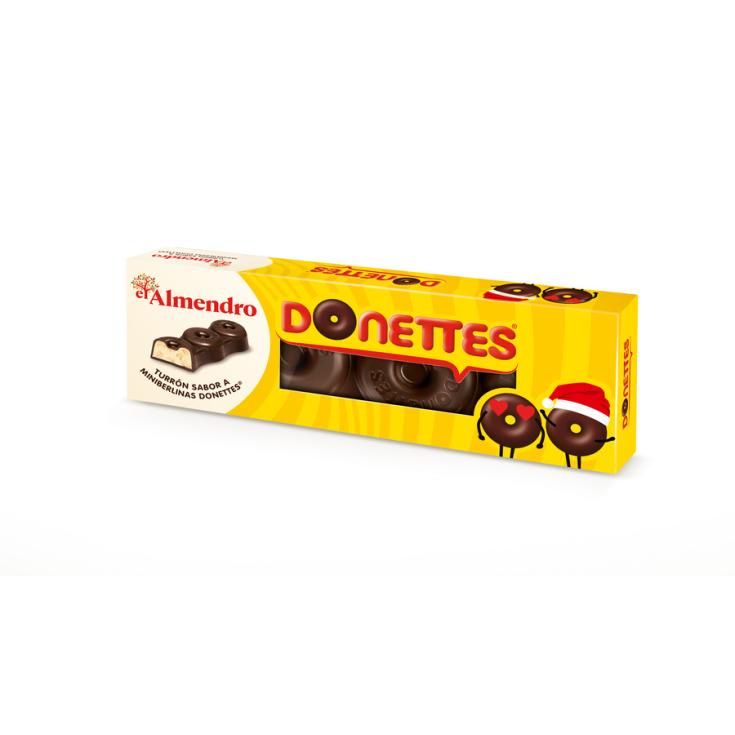 TURRÓN CHOCOLATE DONETTES EL ALMENDRO 150G