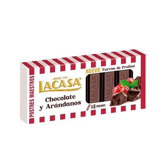 TURRÓN ARANDANOS LACASA 225G