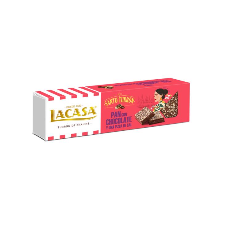 TURRÓN PAN C/CHOCOLATE Y SAL LACASA 150G