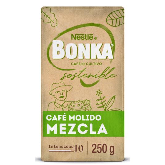 CAFÉ MOLIDO NATURAL BONKA 250G - LaDespensa