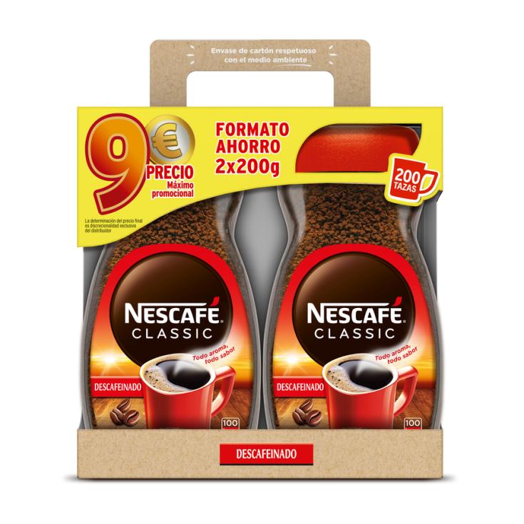 CAFÉ SOLUBLE DESCAFEINADO NESCAFÉ P2 200G/U