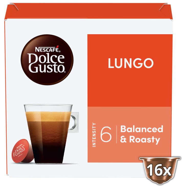 CAFÉ CAPSULAS LUNGO DOLCE GUSTO 16U