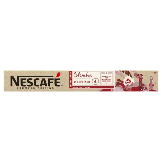 CAFE CAPSULAS ESPRESSO DESCAFEINADO COLOMBIA NESCAFE P10 53G