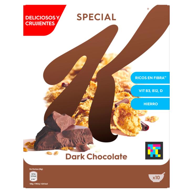 CEREAL BAJO EN CALORÍAS C/CHOCOLATE NEGRO KELLOGG´S SPECIAL K 325G