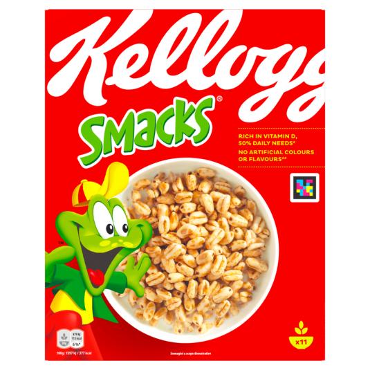 CEREAL TRIGO INFLADO SMACKS KELLOGGS 330G