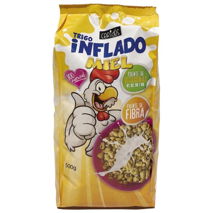 CEREALES TRIGO INFLADO C/ MIEL CERIDES 500G