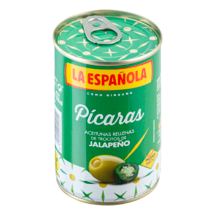 ACEITUNAS R/JALAPEÑOS PICARAS LA ESPAÑOLA 150G ESCURR